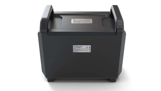 ABYSS® 1600W Portable Power Station, rear view showing sturdy design and dual handles for easy transport.