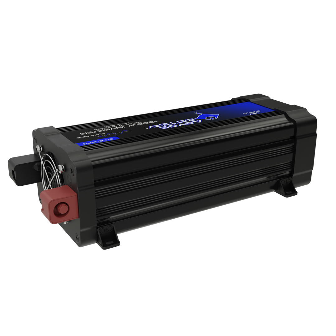 1500W marine inverter with pure sine wave technology, featuring four AC outlets and two USB ports; designed for reliable power in marine environments.