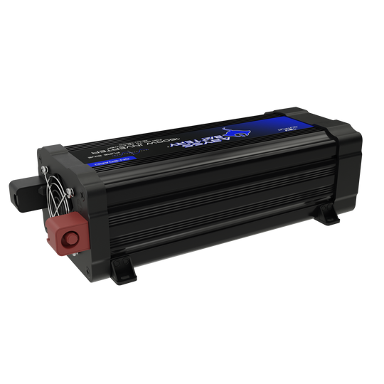 1500W marine inverter with pure sine wave technology, featuring four AC outlets and two USB ports; designed for reliable power in marine environments.