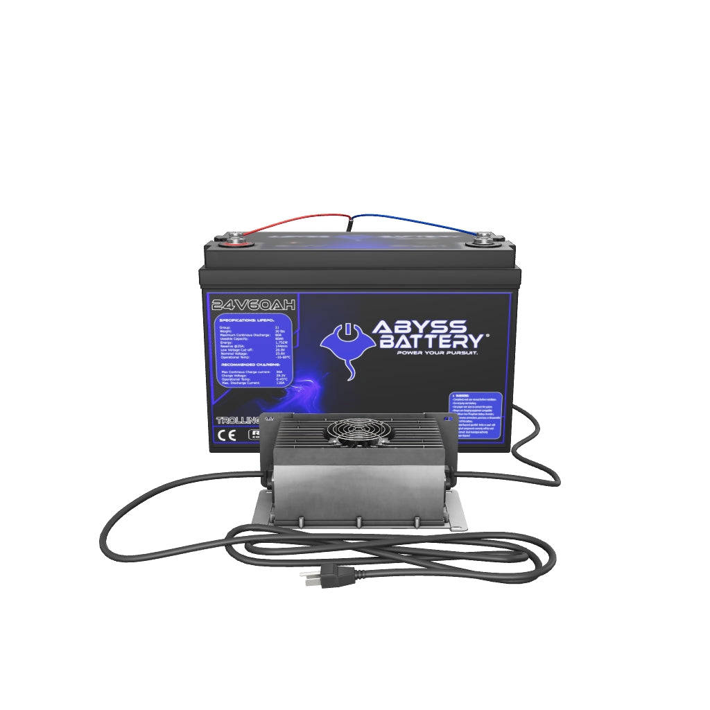 Abyss Battery® - 24V 50Ah Group 24 Trolling Motor Lithium Battery – USP  Marine