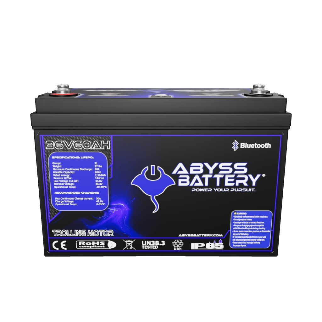 ABYSS® 36V 60Ah Lithium Trolling Motor Battery - Shop now – Abyss Battery