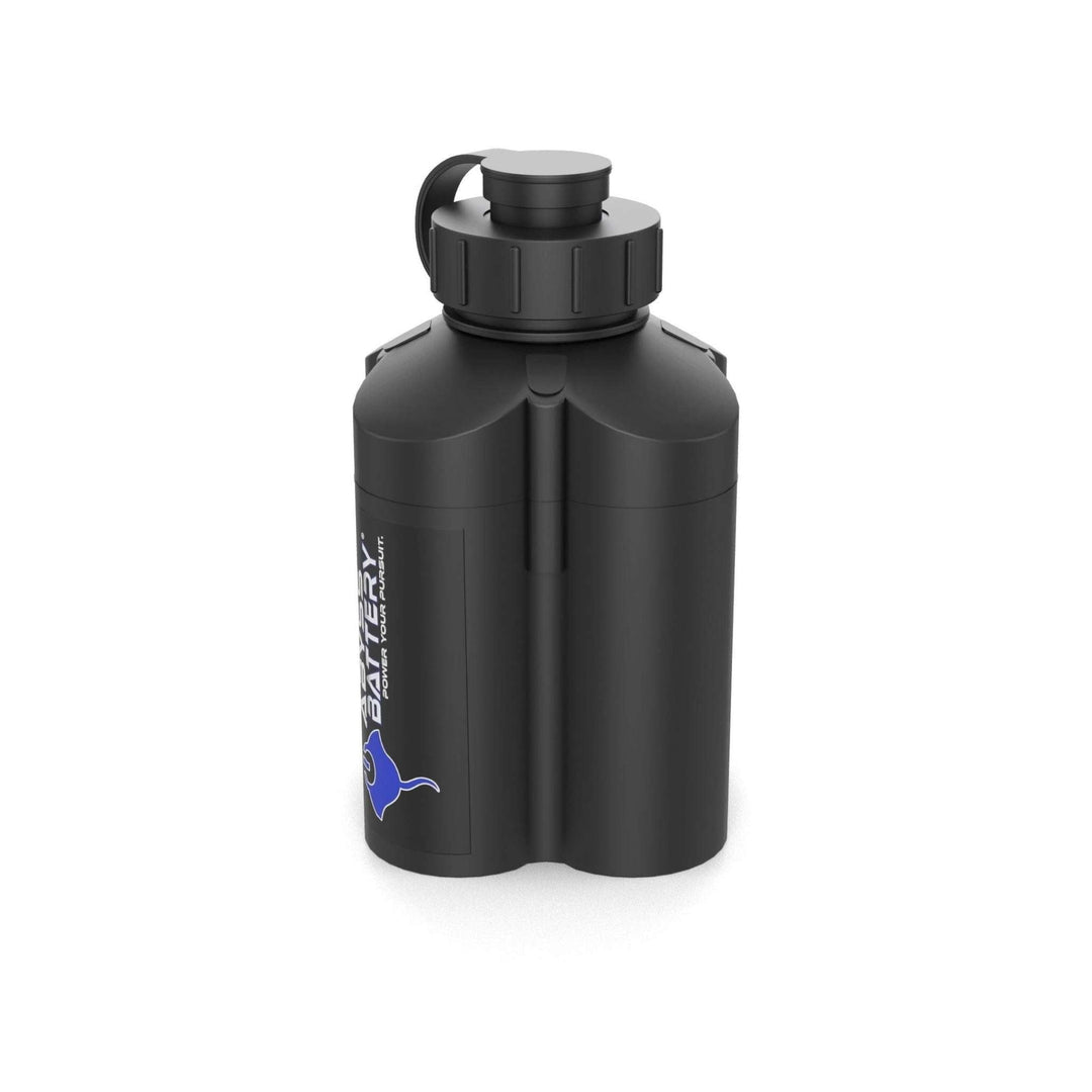 Electric fishing reel battery for kite fishing, ABYSS® Electric Kite Reel, sleek lithium design.