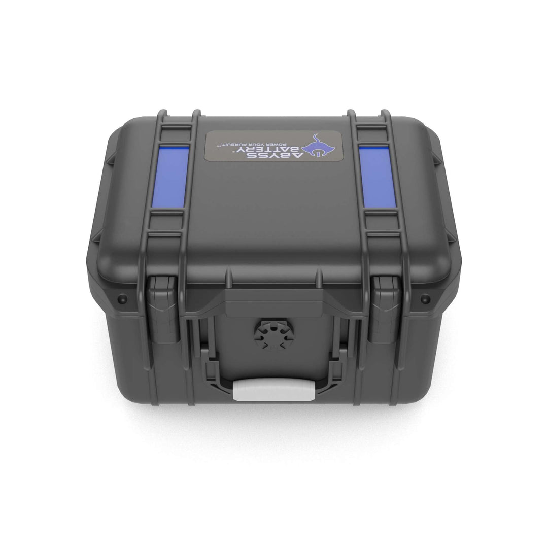 ABYSS® Waterproof Protector Case in black, durable and rugged design for outdoor protection.