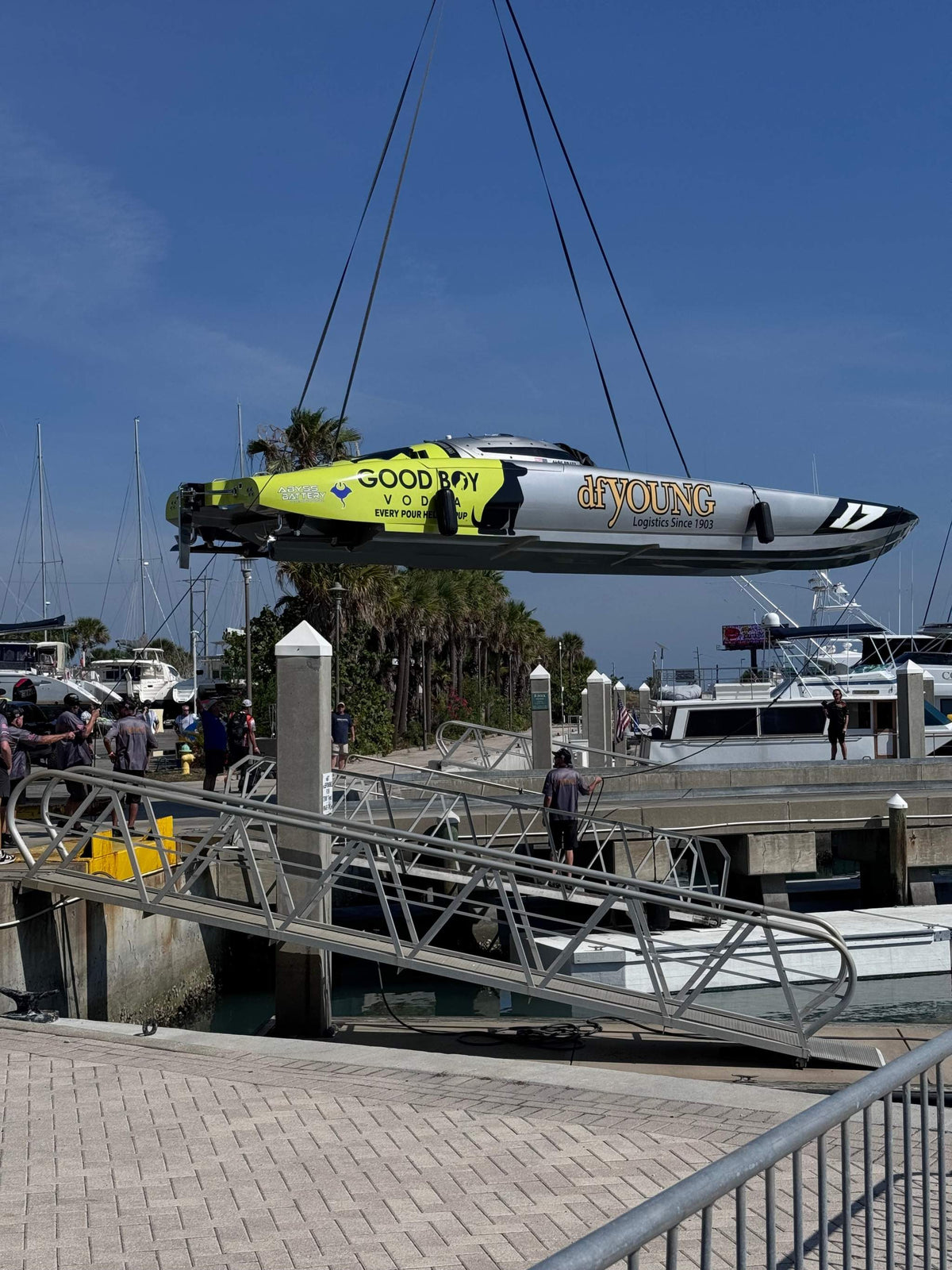 Abyss Battery Powers Up at the Sarasota P1 Powerboat Races