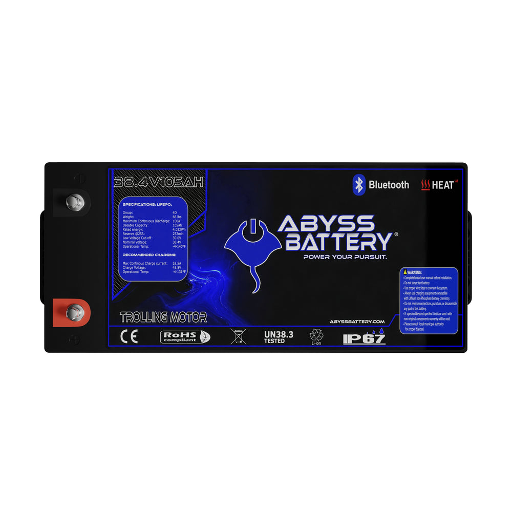 ABYSS® 36V 105Ah Lithium Trolling Motor Battery