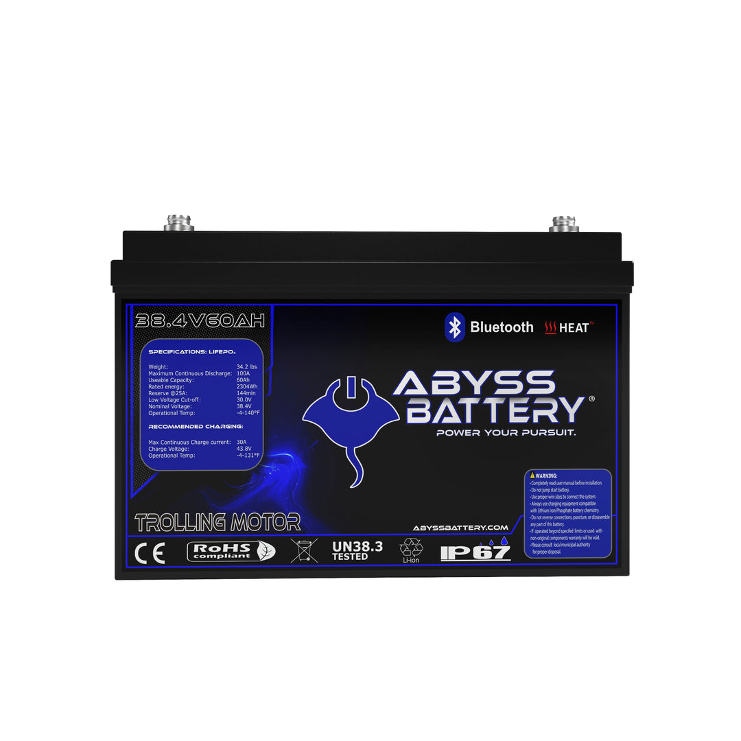 ABYSS® 36V 60Ah Lithium Trolling Motor Battery