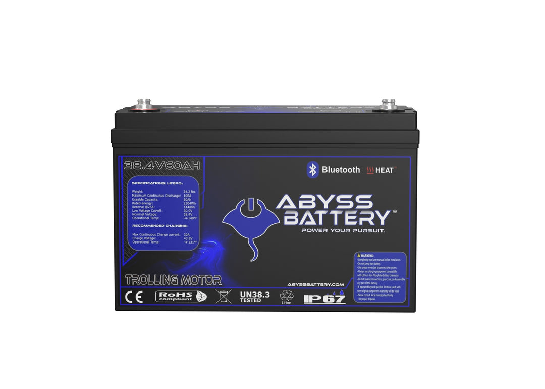 ABYSS® 36V 60Ah Lithium Trolling Motor Battery