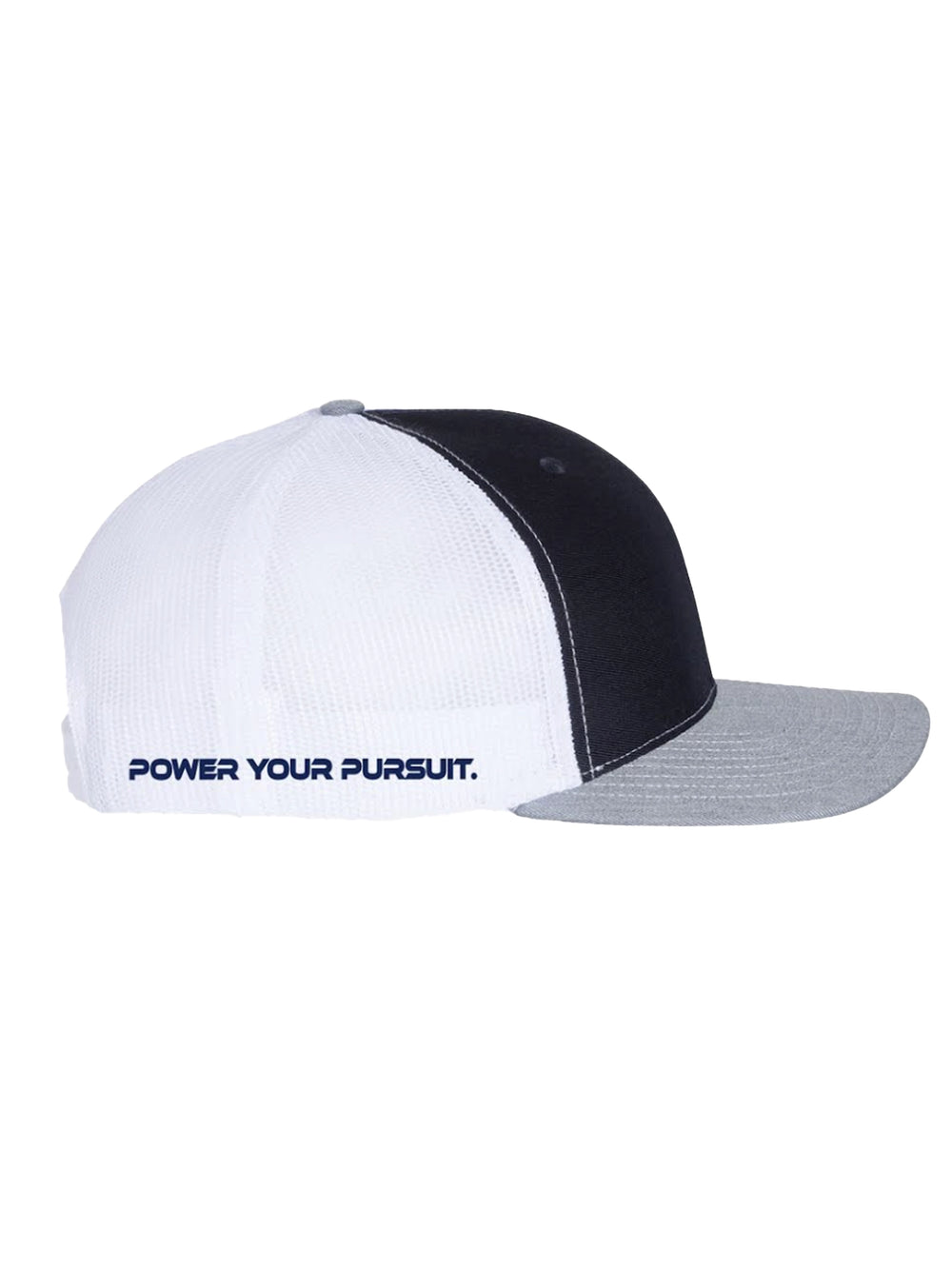 ABYSS® - Navy on White Richardson Mesh Trucker Hat