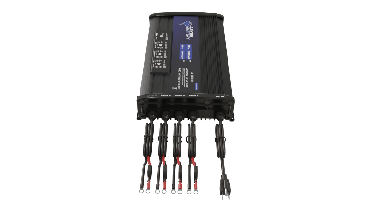 4 Bank On-Board Marine 36V Battery Charger Solution - ABYSS BATTERY ...