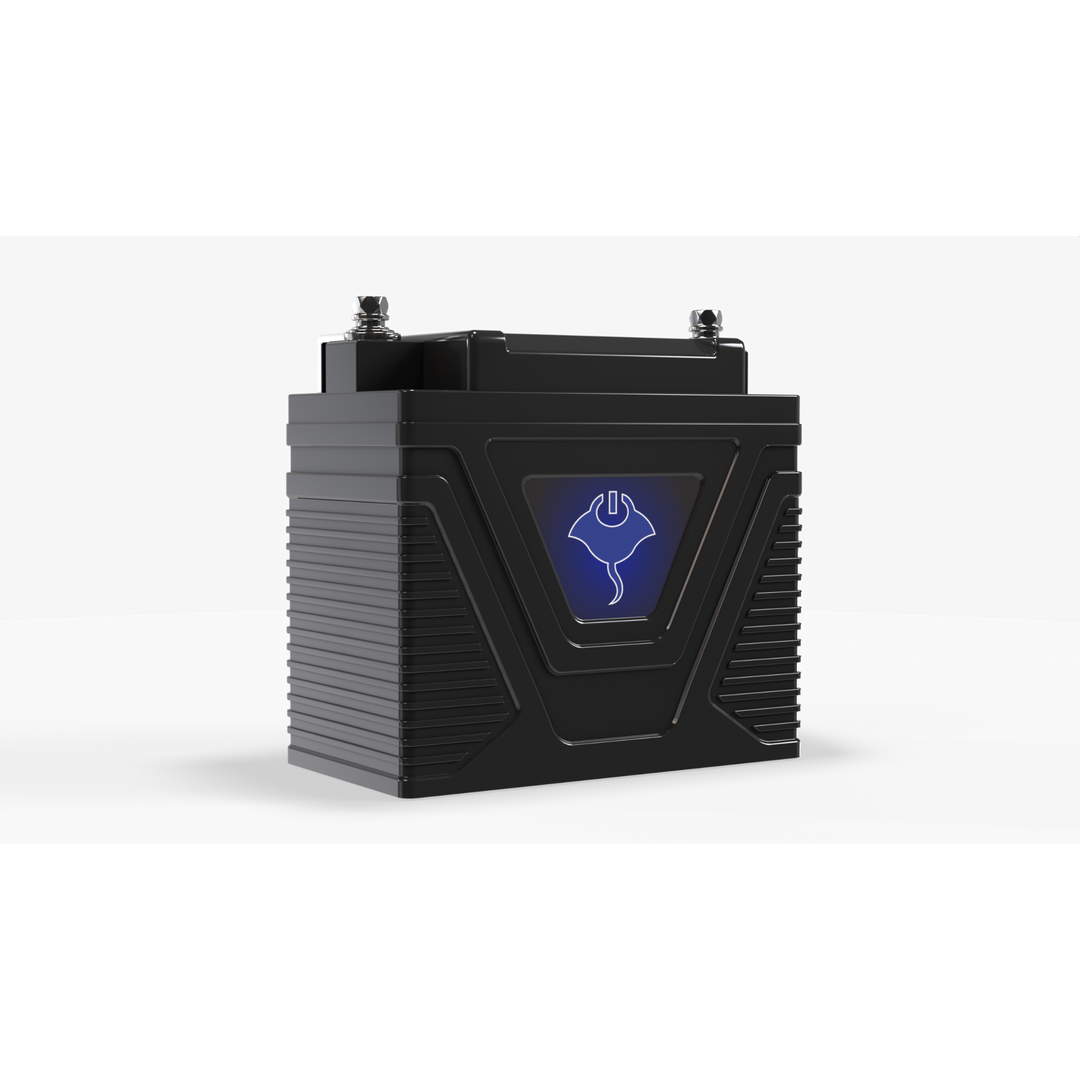 ABYSS 12V 12Ah Power Sport Lithium battery for jet skis, motorcycles, ATVs, and kayak electronics with lightweight, durable design