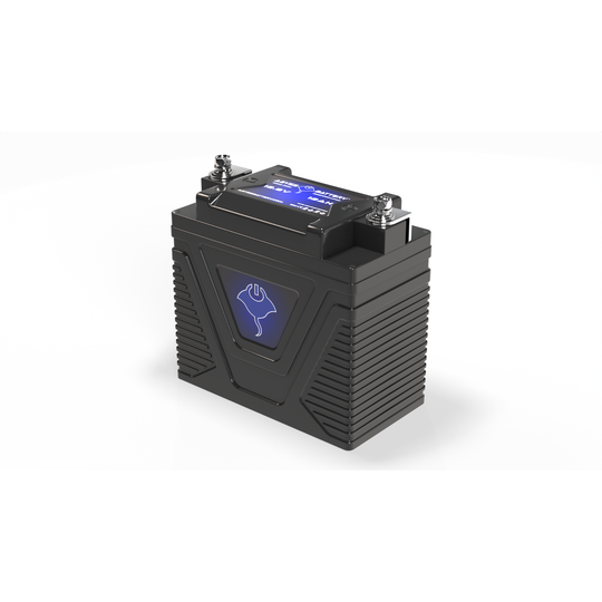 ABYSS® 12V 12Ah Power Sport Lithium battery, compact lightweight dual-purpose lithium iron phosphate battery for jet skis, motorcycles, ATVs, and kayak electronics.