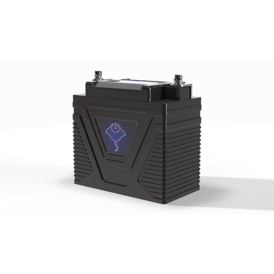 Compact ABYSS 12V 12Ah Power Sport Lithium battery for jet skis, motorcycles, ATVs, and marine electronics with lightweight, rugged design.
