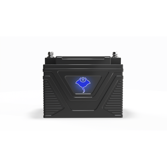ABYSS 12V 3Ah Power Sport Lithium starting battery for jet skis, motorcycles, and kayak electronics with IP67 waterproof rating and 192A cold cranking amps.