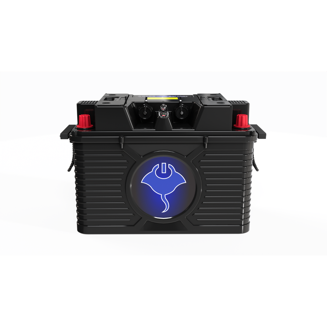 ABYSS® 24V 110Ah dual-purpose lithium marine battery with NMEA 2000 compliance and IP67 waterproof sealing