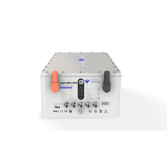 48V125Ah Lithium Marine House Battery with IP67 waterproof casing and Victron protocol compatibility for electric propulsion and high-demand marine power applications