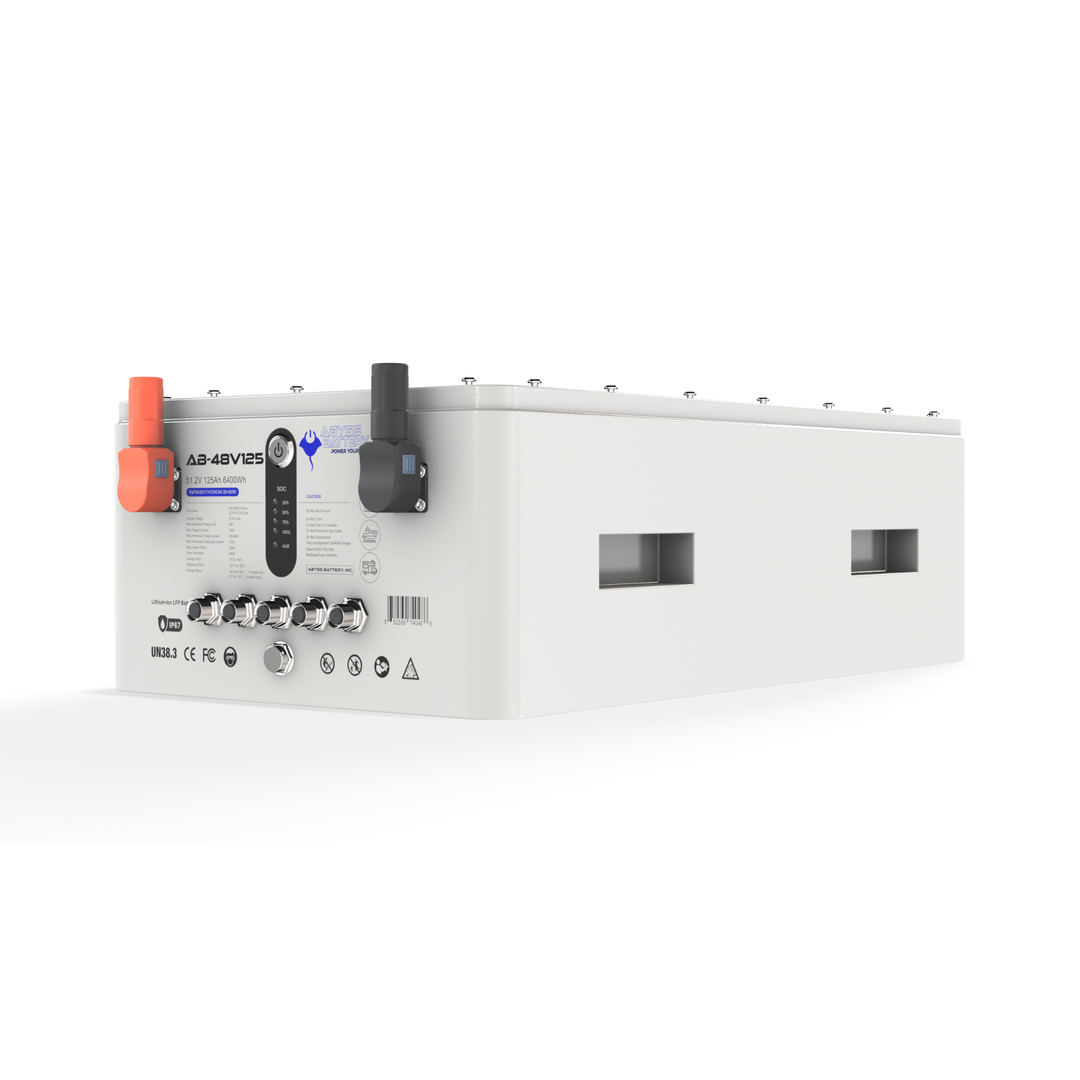 48V125Ah Lithium Marine House Battery with IP67 marine-rated enclosure, high voltage LiFePO4 cells, Victron CANBUS compatibility, designed for electric propulsion and deep cycle use on boats