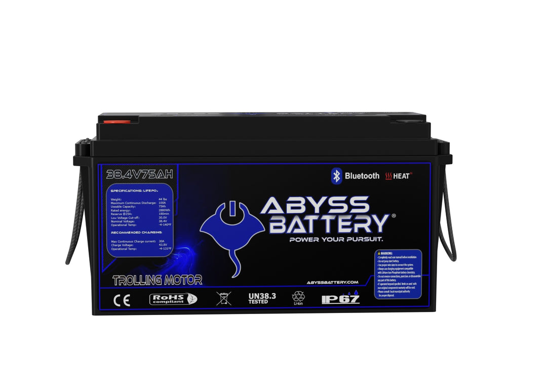 ABYSS® 36V 75Ah Lithium Trolling Motor Battery