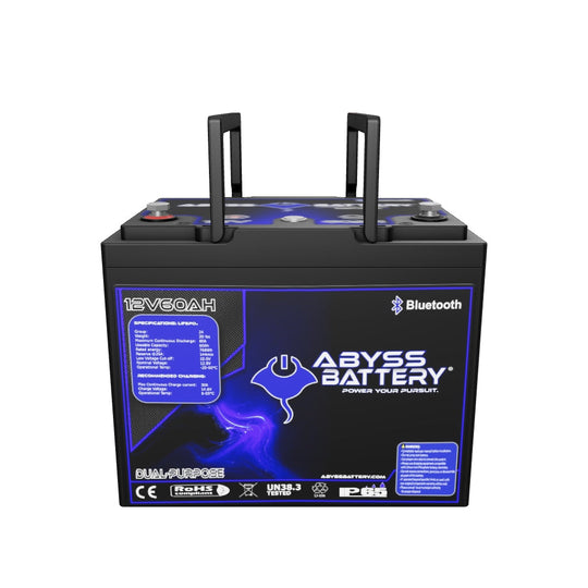 ABYSS® 12V 60Ah Dual Purpose Lithium Marine Battery