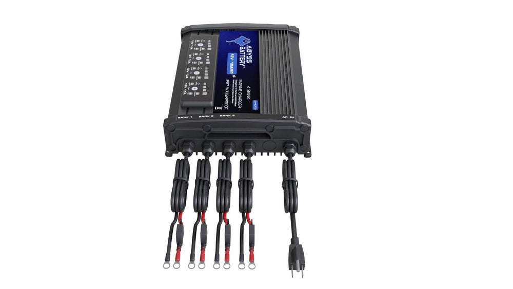 ABYSS® 4 BANK 12V/36V ON-BOARD MARINE BATTERY CHARGER