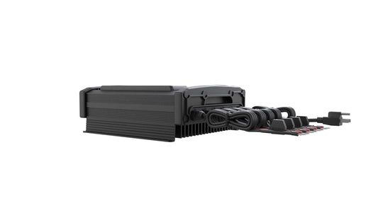 12V On-Board Marine Battery Charger with LED indicators and pulse wake up mode.