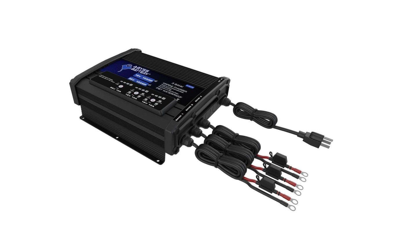ABYSS® 3 Bank 12V/36V On-Board Marine Battery Charger