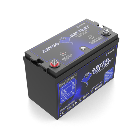 12V 150Ah dual purpose lithium marine battery for center console boats.