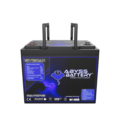 ABYSS® 12V 120Ah Dual Purpose Lithium Marine Battery
